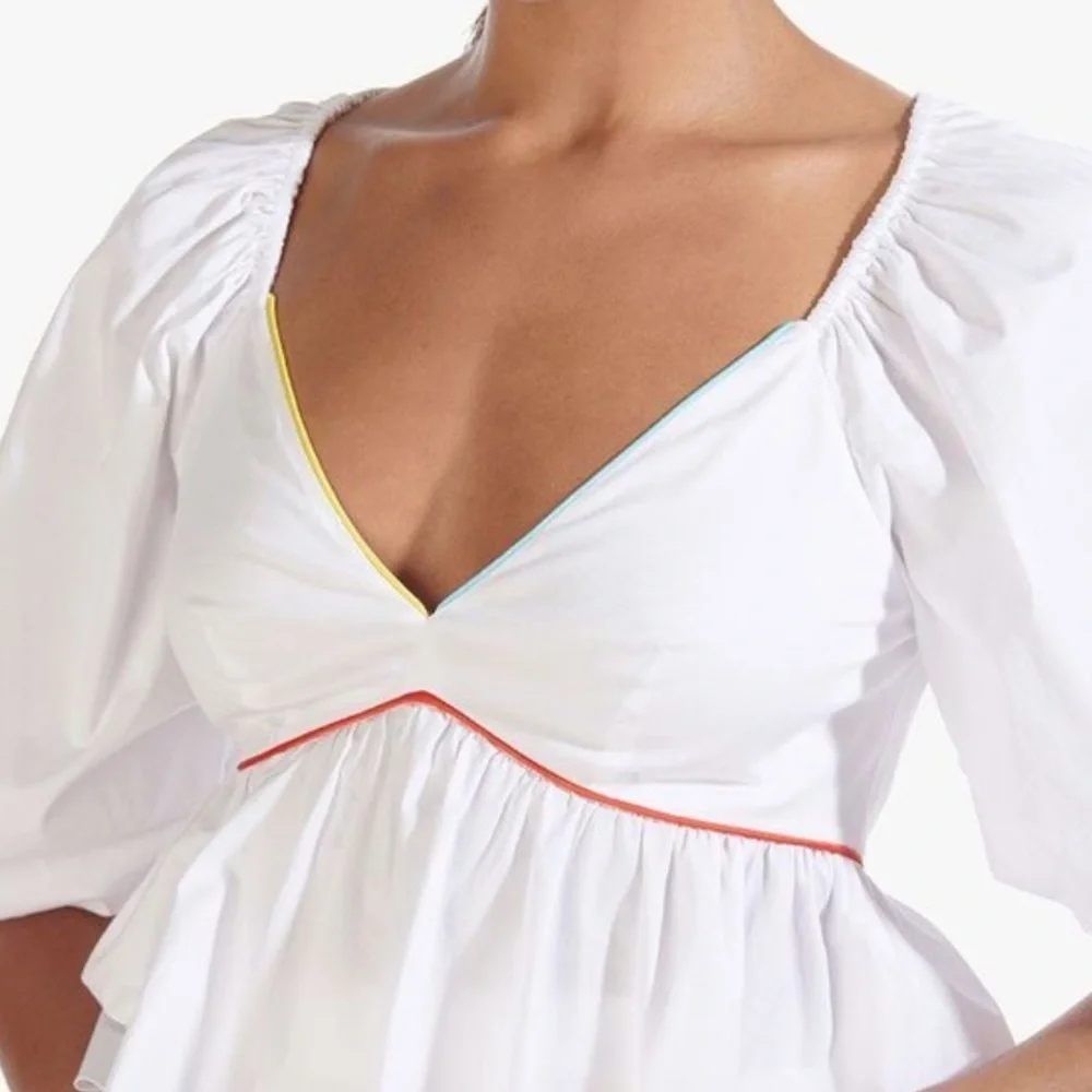 STAUD lightweight white